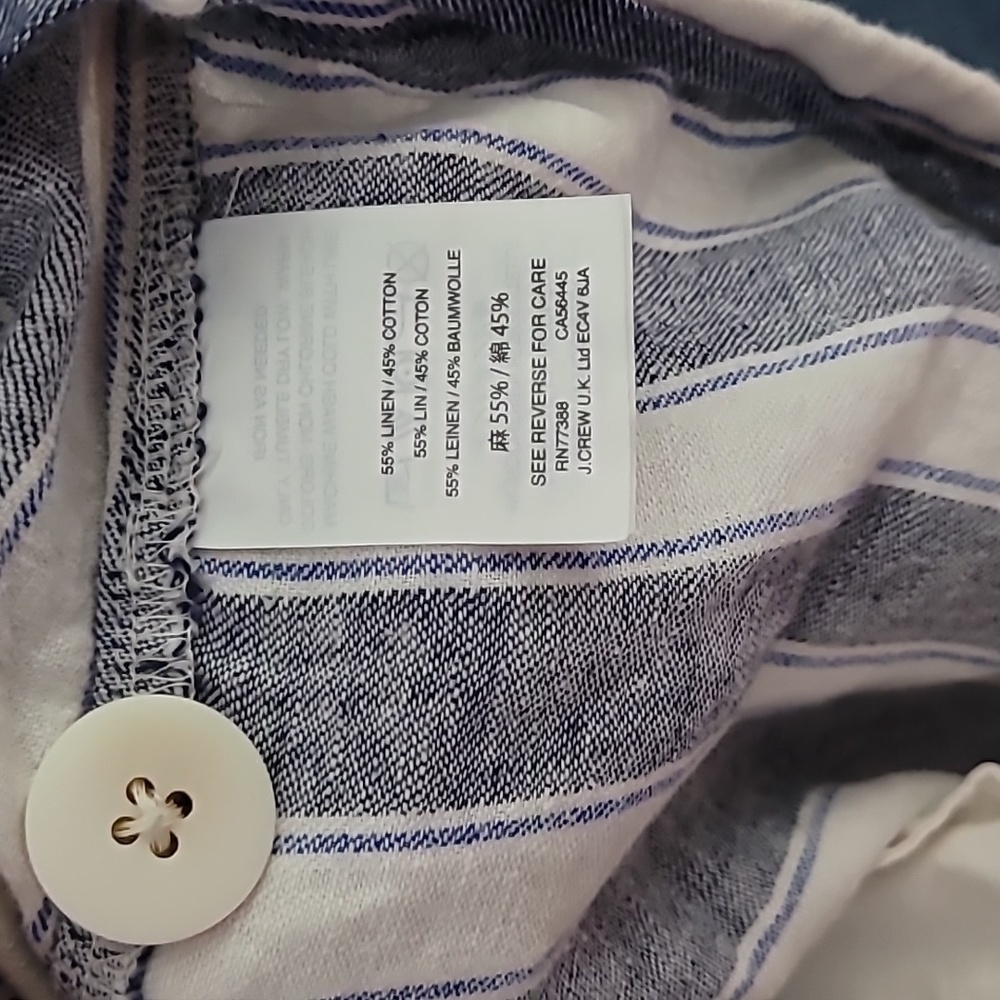 Madewell Stripe-Play Button-Back Tee Midi Dress – Size XS - Picture 5 of 5
